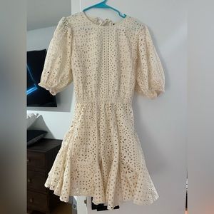 BHLDN cream dress